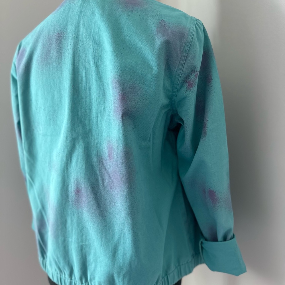 Handmade painted jacket. - Picture 4 of 17